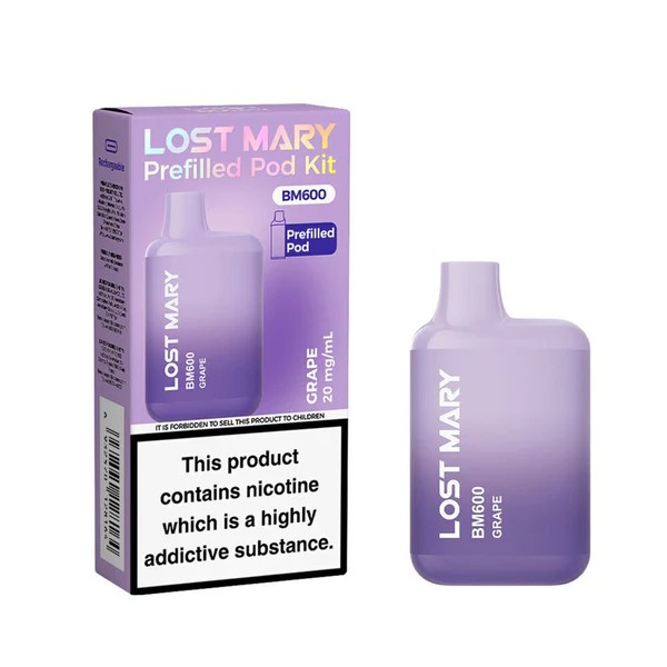 Lost Mary BM600 Prefilled Vape Kit Grape