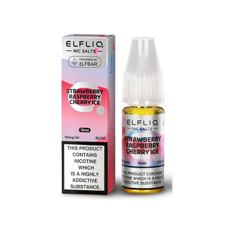 ELFLIQ Strawberry Raspberry Cherry Ice 10mg
