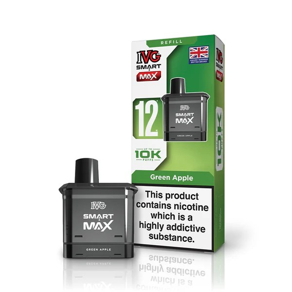 IVG Smart Max 10K Prefilled POD Green Apple