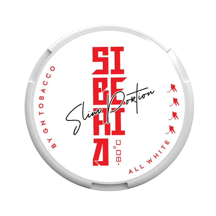 Siberia All White Nicotine Pouch Slim 33mg