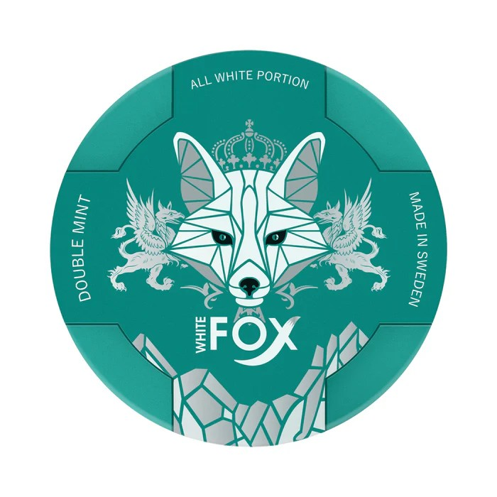 White Fox Nicotine Pouch Slim Double Mint 16mg
