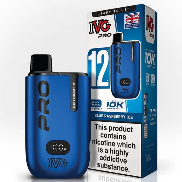 IVG PRO 12 Blue Raspberry Ice 10K