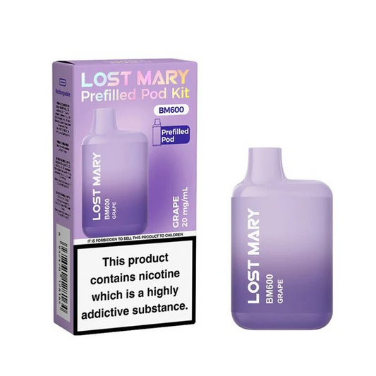 Lost Mary BM600 Prefilled Vape Kit Grape