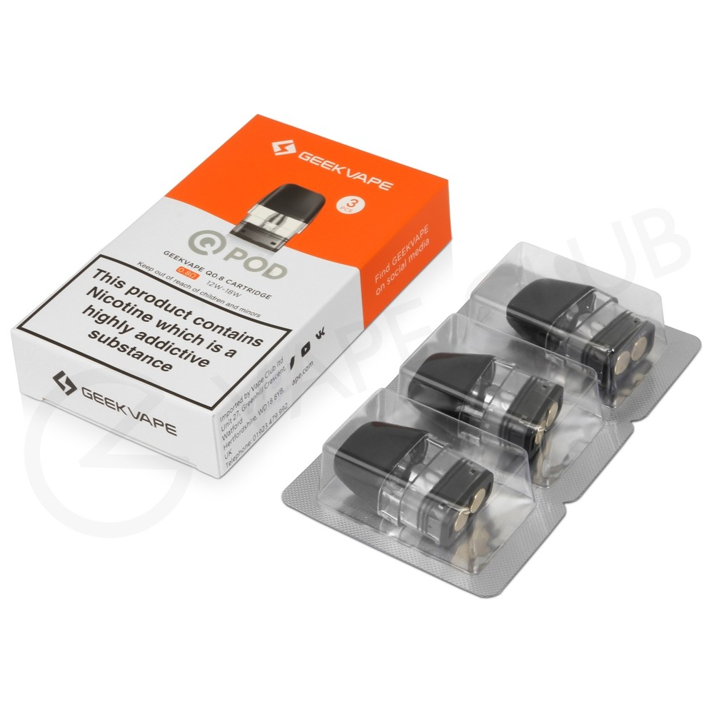 Geekvape Q PODs 3 Pack 0.6 ohm