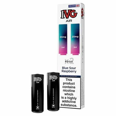 IVG Air PODs Blue Sour Raspberry (2 per pack)