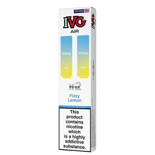 IVG Air PODs Fizzy Lemon (2 per pack)