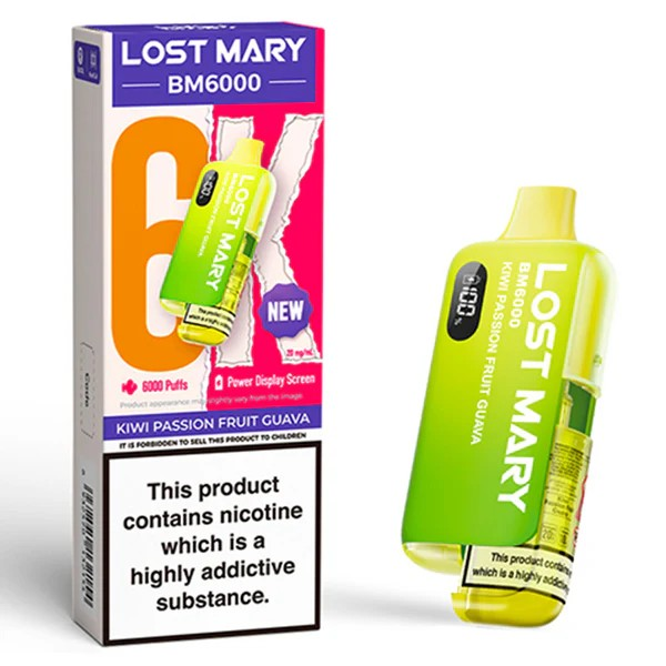 Lost Mary BM6000 Kiwi Passion Fruit Guave
