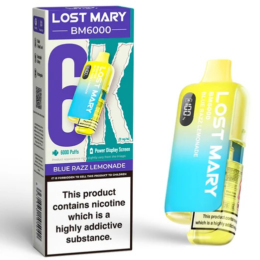 Lost Mary BM6000 Blue Razz Lemonade