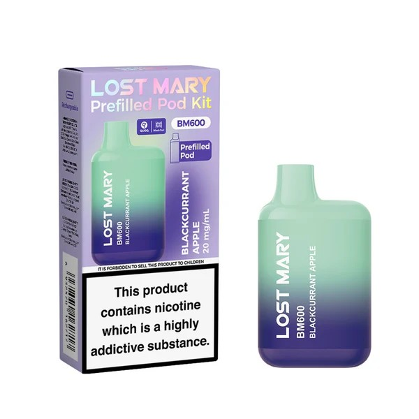 Lost Mary BM600 Prefilled Vape Kit Blackcurrant Apple
