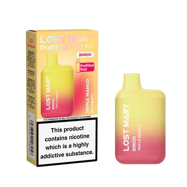Lost Mary BM600 Prefilled Vape Kit Triple Mango